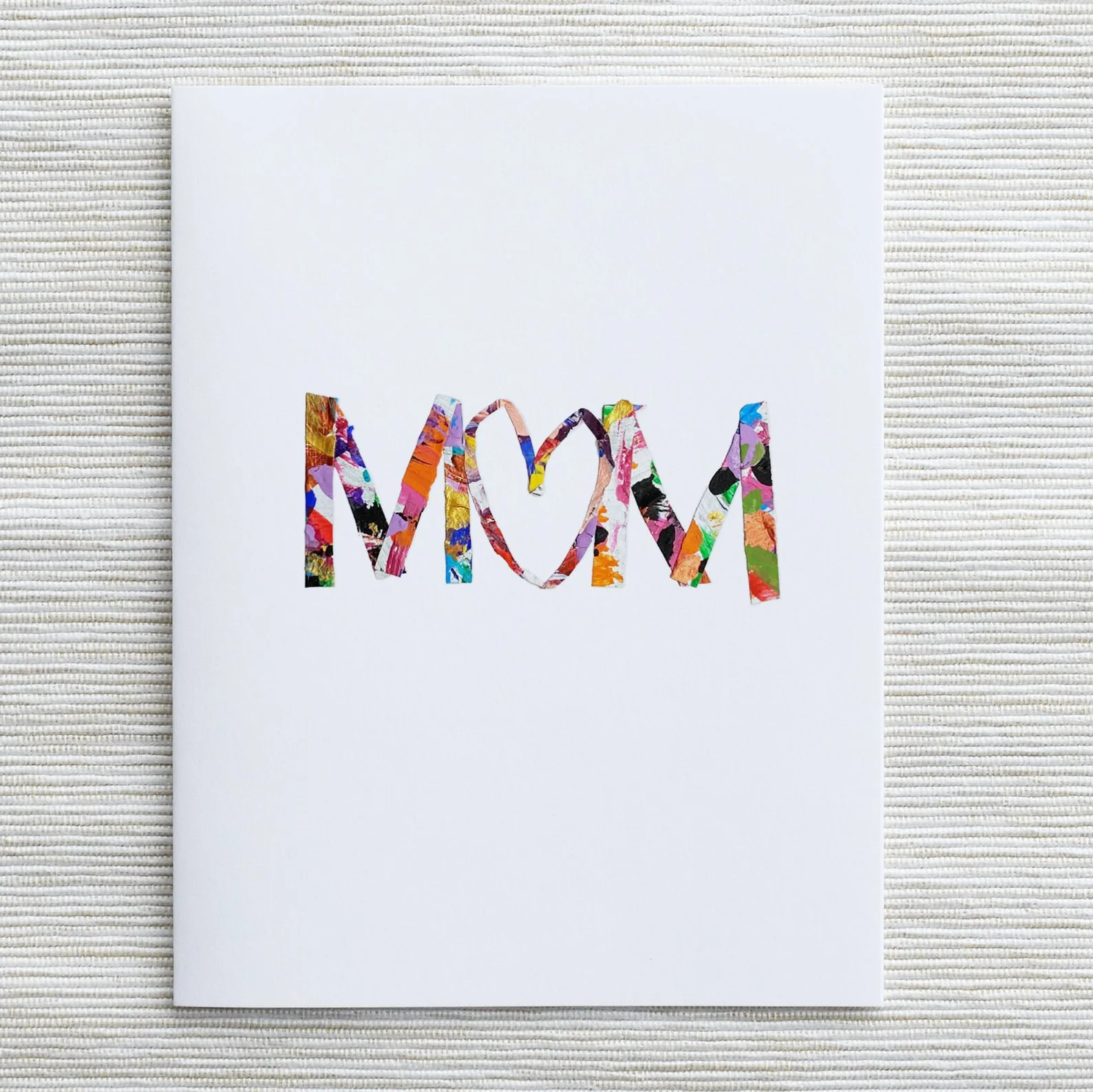 motherCART ILOVEhug柄 Mother Love mothers day greeting card unique custom art mom